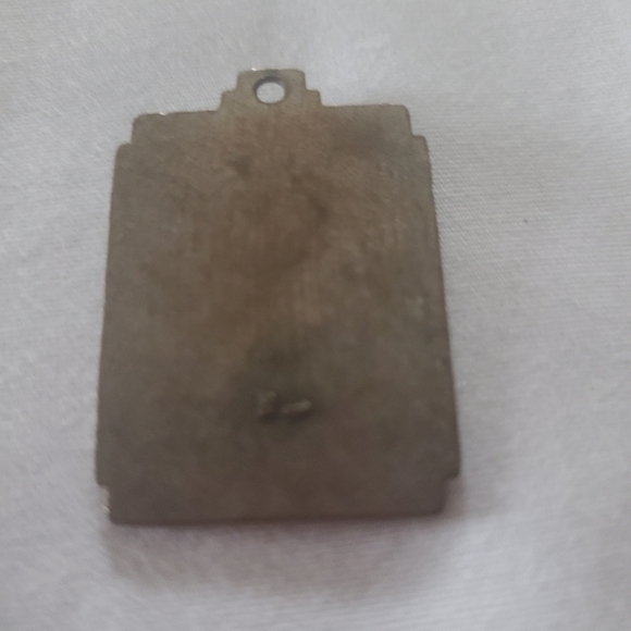 Bronze Saint Christopher Medal/Pendant Catholic Approximate Size 1.5" X 1.5" - Picture 2 of 2